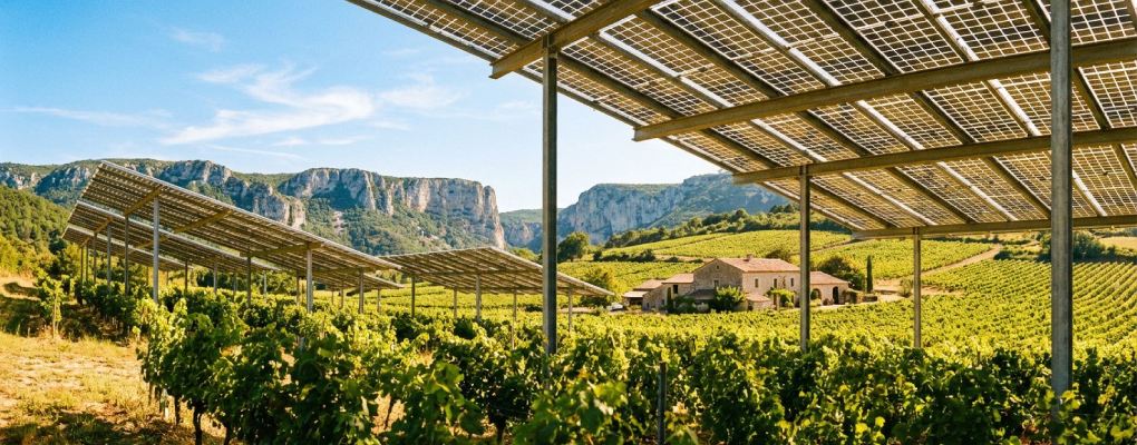 agrivoltaïsme panneaux solaires terrain agricole